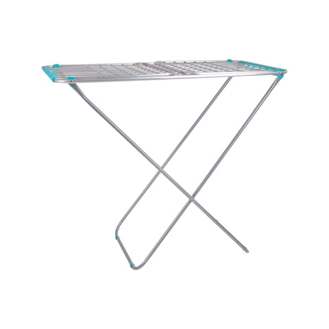 Delcasa Large Folding Clothes Dryer Drying Space Laundry Washing Durable Metal Drying Rack Multifunctional Air Dryer Ideal For Indoor And Outdoor Dc1652 Silver/Blue 18meter