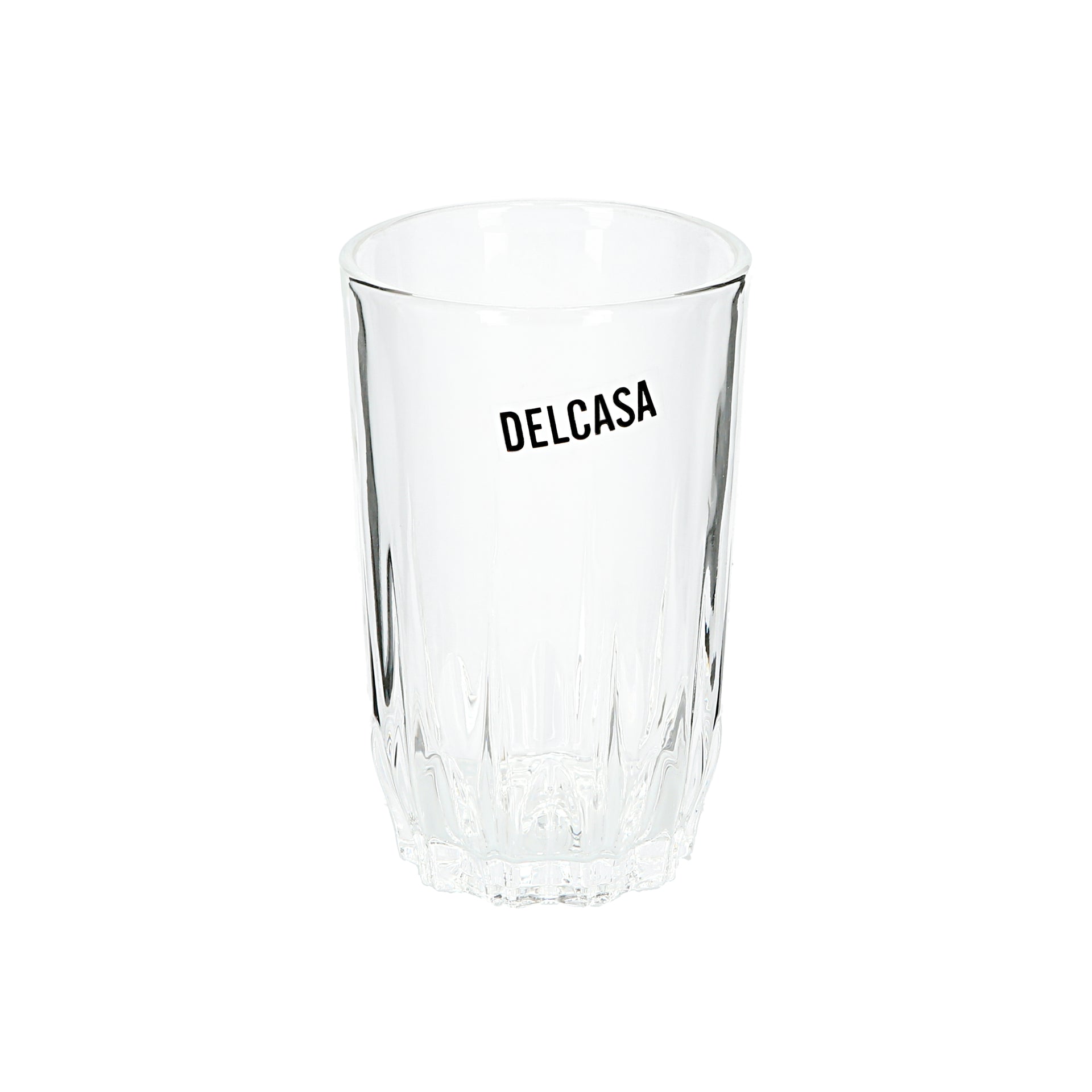 Delcasa 6PC Tumbler Glass Set, 9oz/260ml - Tumbler Glass for Drinking Water / Tea / Coffee / Juice - Transparent, Sleek Design with Broad base & Mouth - Tea Glasses, Perfect for Home, Restaurants and Parties
