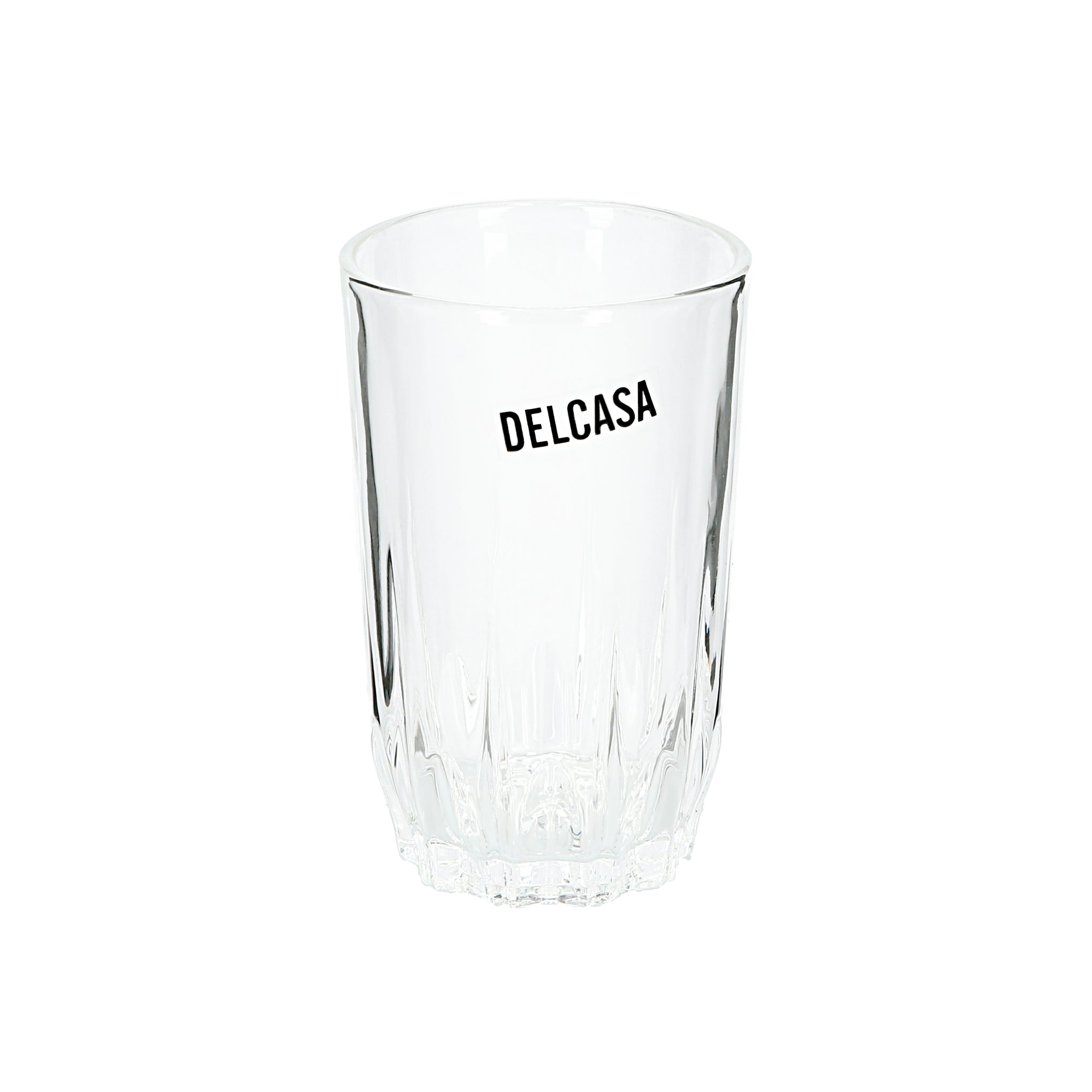 Delcasa 6PC Tumbler Glass Set, 9oz/260ml - Tumbler Glass for Drinking Water / Tea / Coffee / Juice - Transparent, Sleek Design with Broad base & Mouth - Tea Glasses, Perfect for Home, Restaurants and Parties