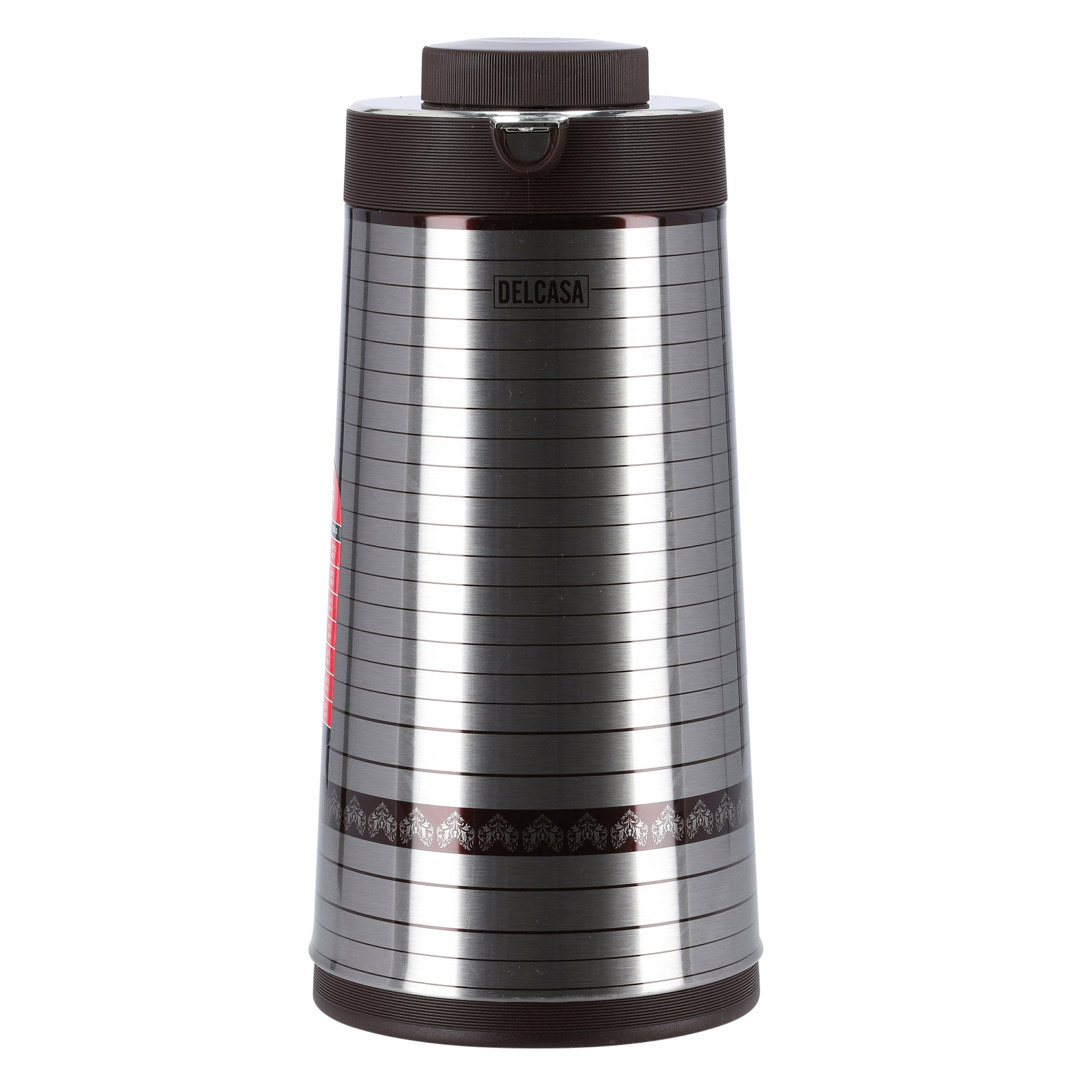 Stainless Steel Vacuum Flask Silver/Gold 1Liters