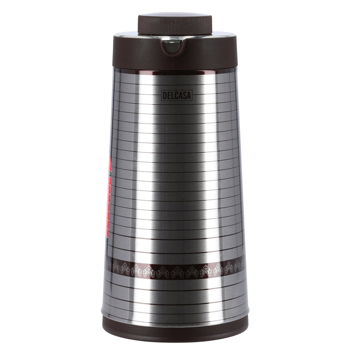 Stainless Steel Vacuum Flask Silver/Gold 1.3Liters
