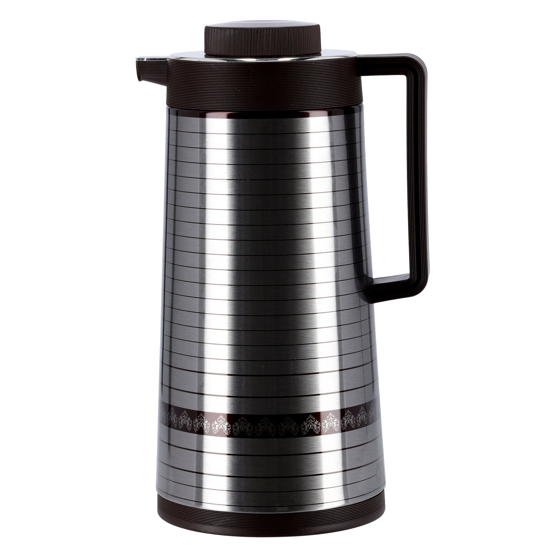 Stainless Steel Vacuum Flask Silver/Gold 1.6Liters