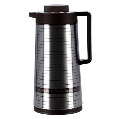 Stainless Steel Vacuum Flask Silver/Gold 1.9Liters