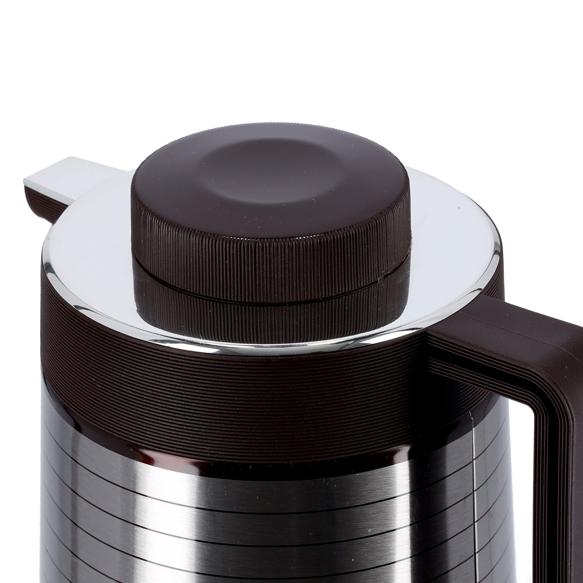 Stainless Steel Vacuum Flask Silver/Gold 1.9Liters