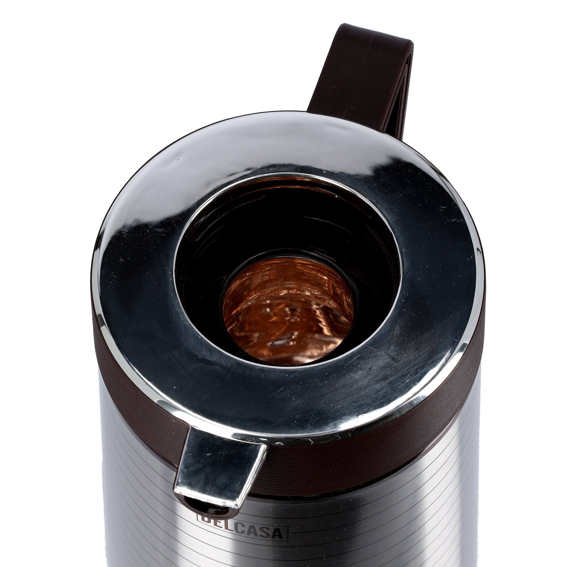 Stainless Steel Vacuum Flask Silver/Gold 1.9Liters
