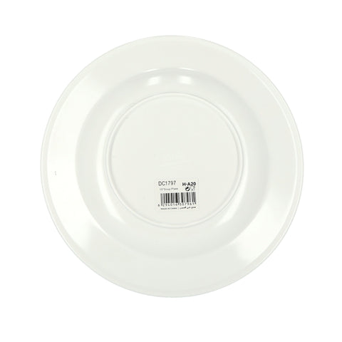 Delcasa DC1797 10" Round Deep Soup Plates - Pasta Plates - plate with playful Classic decoration - Ideal for Soup, Deserts, Ice Cream & More