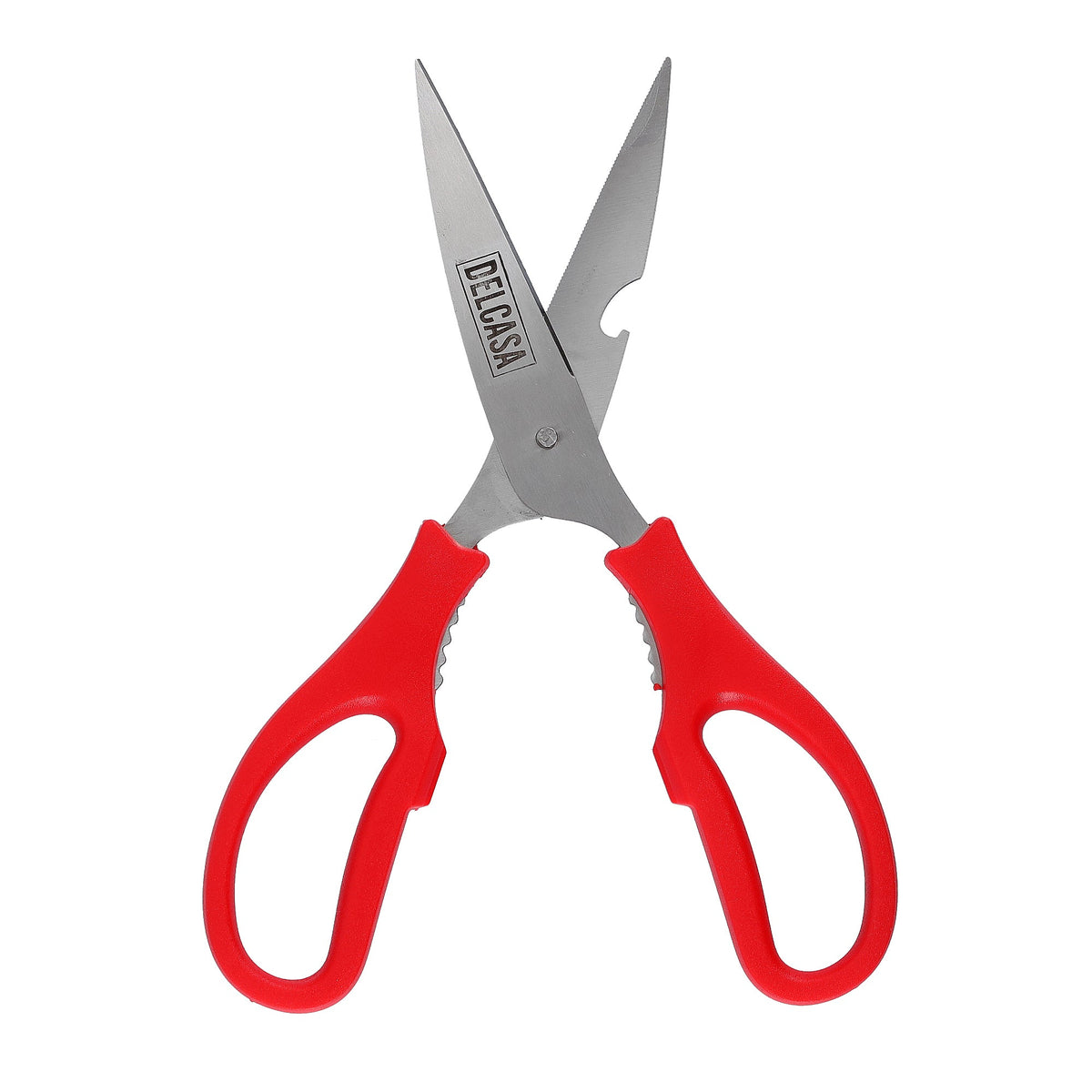 Stainless Steel Kitchen Scissor Red/Silver 8inch