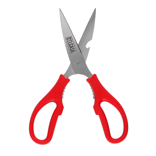 Stainless Steel Kitchen Scissor Red/Silver 8inch