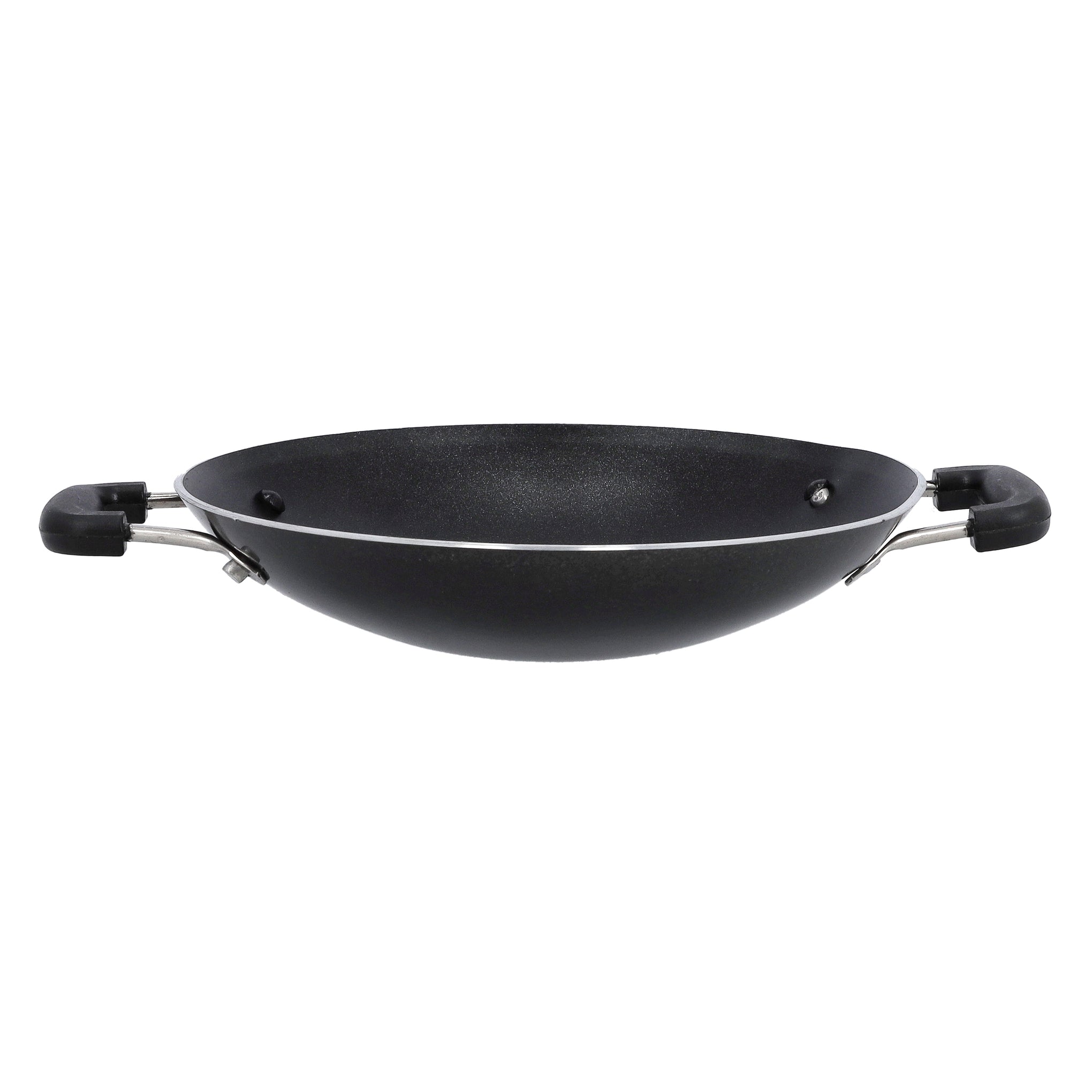 Appachatty With Stainless Steel Lid Black/Silver 20cm