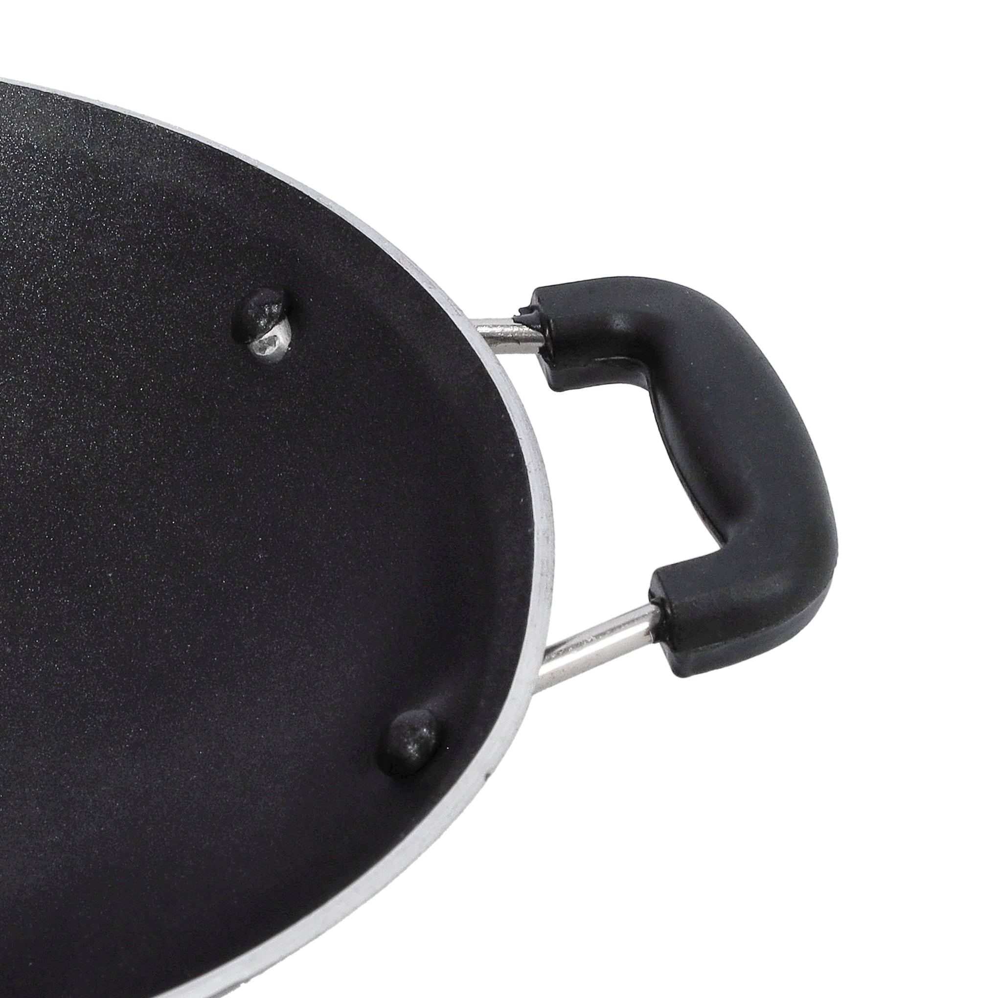 Appachatty With Stainless Steel Lid Black/Silver 20cm