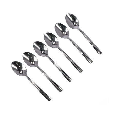 6-Piece Mocca Spoon Silver