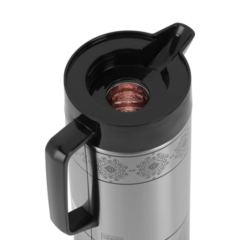 1 Liter Stainless Steel Vacuum Flask  ASBESTOS Free Inner  and Portable & Leak-Resistant | Keeps Drink Hot Or Cold For Hours