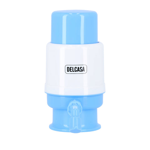 Manual Water Dispenser Pump | Vacuum Technology Bottle Pump | Food Grade Plastic | Anti-Splash Cap | Removable Tube Water Pump for 5 Gallon Bottles