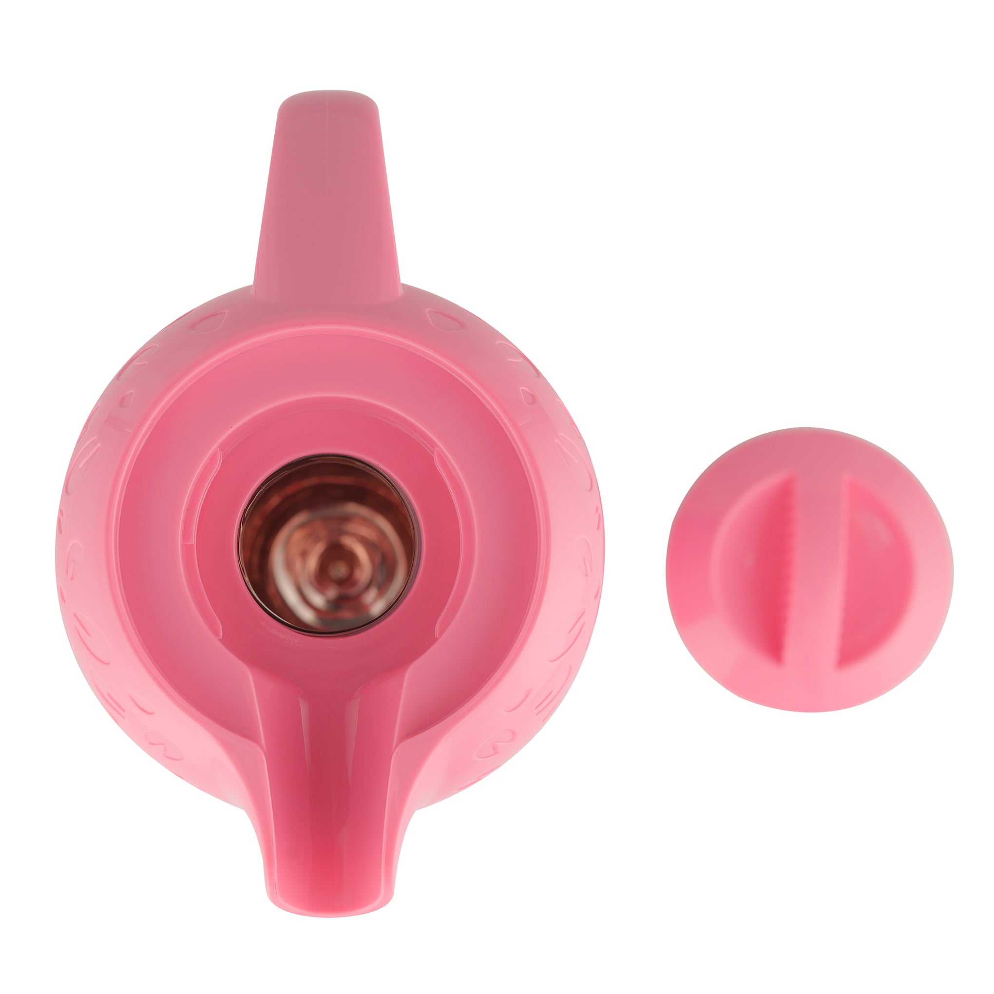 1600ml Vacuum Flask, Asbestos-Free Pink Glass Inner,  | Ideal for Tea, Coffee, Hot & Cold | Portable with Comfortable Handle & Pouring Spot | 14 Hrs Hot, 36 Hrs Cold