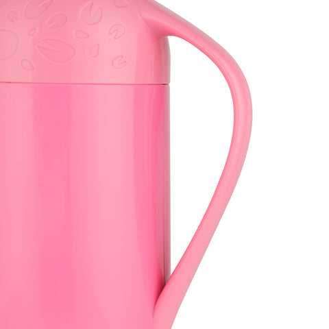 1900ml Vacuum Flask Asbestos-Free Pink Glass Inner | Ideal for Tea, Coffee, Hot & Cold | Portable with Comfortable Handle & Pouring Spot | 14 Hrs Hot, 36 Hrs Cold