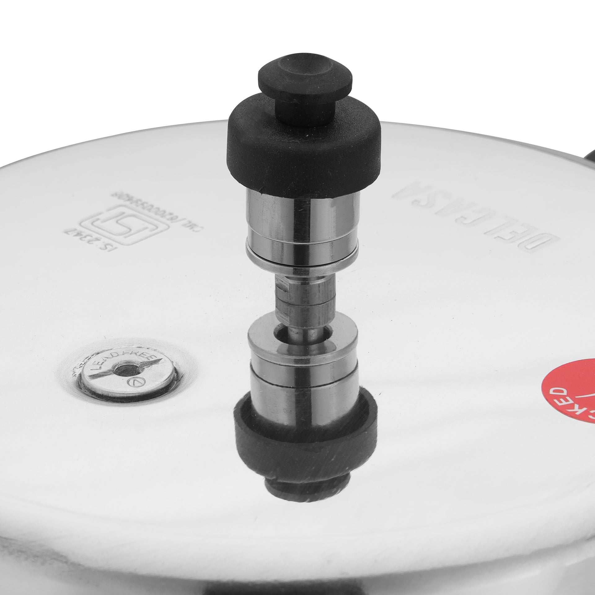 Aluminium Induction Base Pressure Cooker Lightweight & Durable Cooker With Lid, Cool Touch Handle And Safety Valves Ideal For Gas And Solid Hotplates 3Liters
