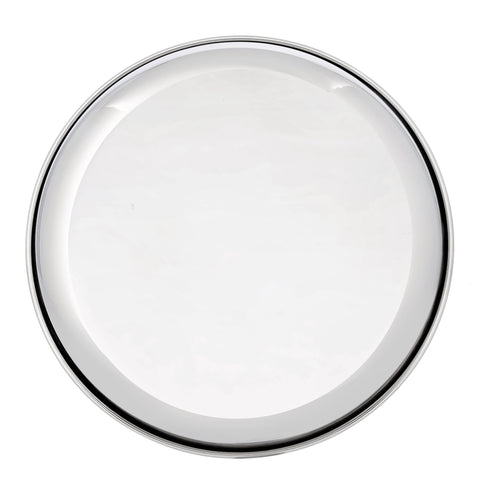 Steel Rice Plate Silver
