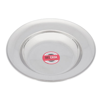 طبق حساء عميق مزدوج رينبو، طبق تقديم، DC2126 | طبق خضروات بيضاوي غير مقسم من الستانلس ستيل، مناسب لتقديم الطعام في المطبخ، حفلات الشواء، والتخييم | آمن للغسل في غسالة الأطباق