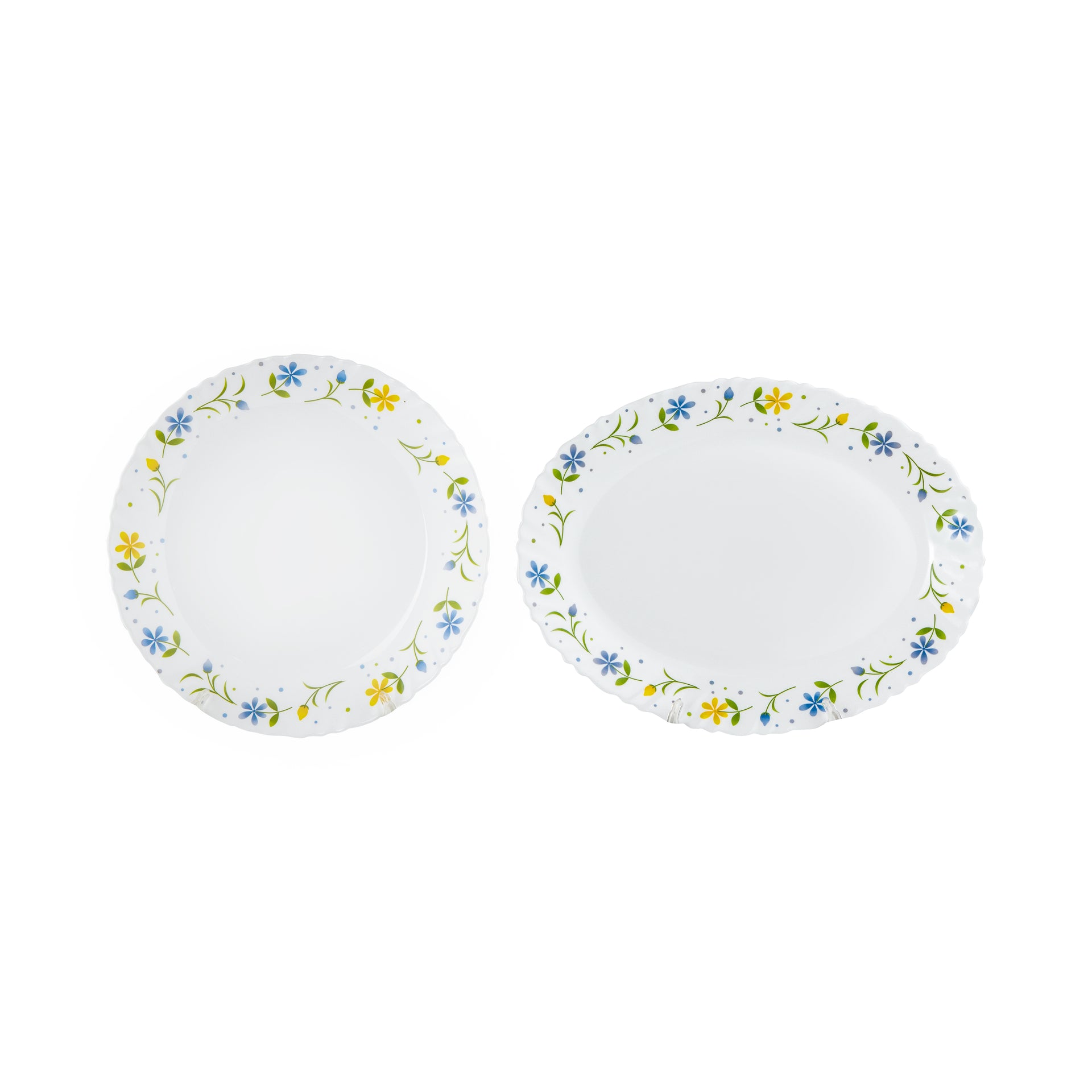 33 Pcs Opalware Dinner Set, DC2213 | Lightweight | Chip Resistant | Dishwasher Safe | Microwave Safe | Plates, Dishes, Bowls, Spoons, Service For 6