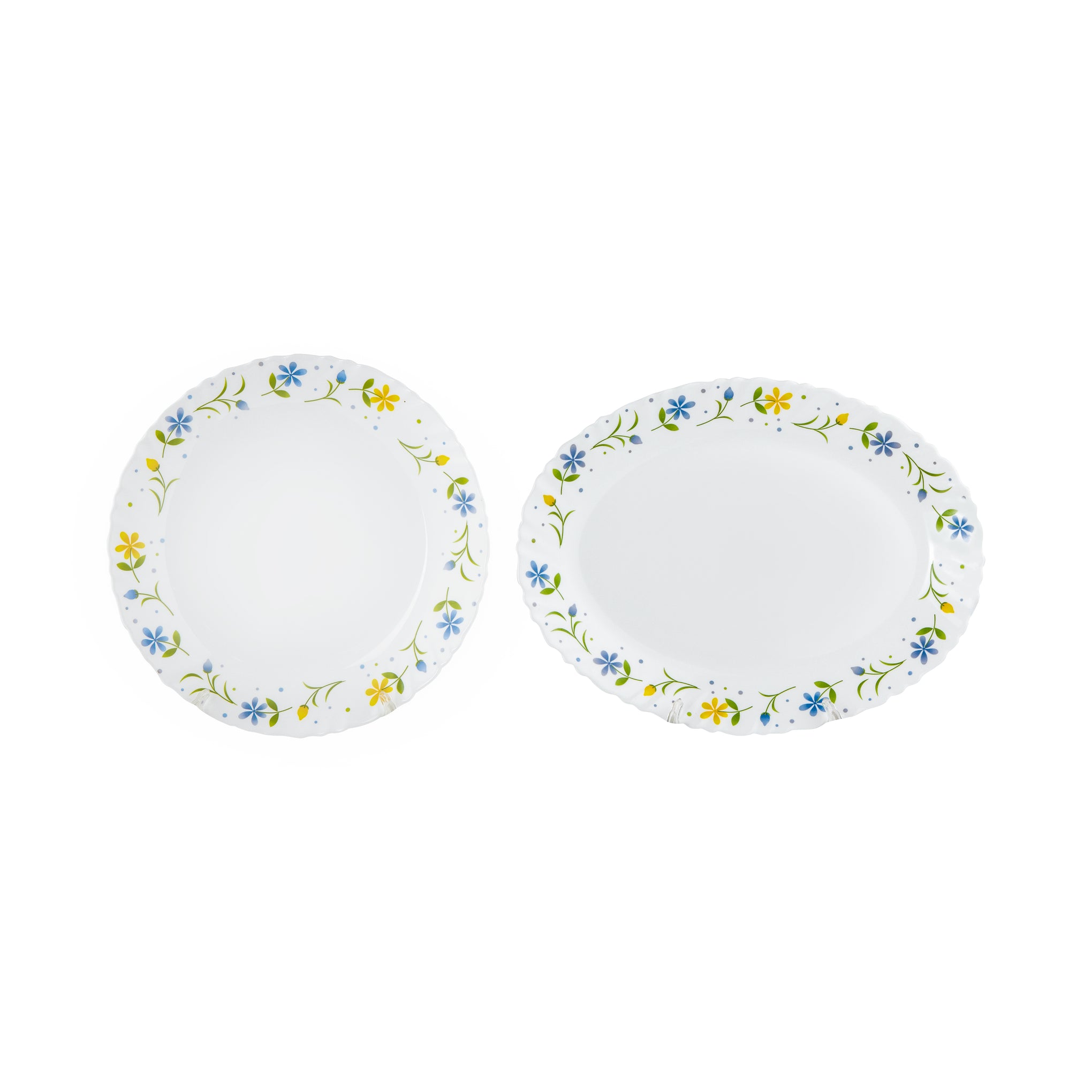 33 Pcs Opalware Dinner Set, DC2213 | Lightweight | Chip Resistant | Dishwasher Safe | Microwave Safe | Plates, Dishes, Bowls, Spoons, Service For 6