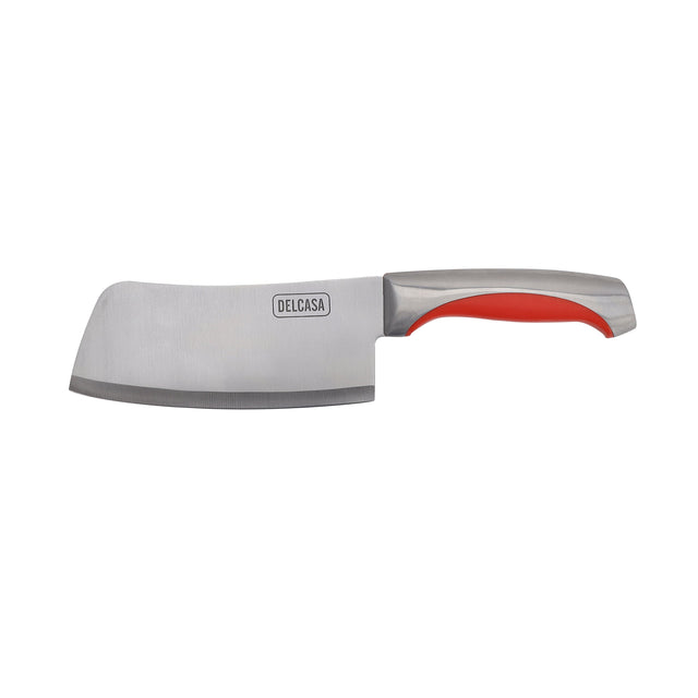 Cleaver Knife, 6" Knife with ABS & Steel Handle, DC2299 | Rust-Resistant Stainless Steel Blade | Durable & Strong | Kitchen Knife for Cutting Vegetables, Meat, Fruits & More