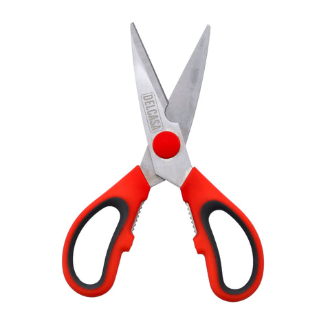 3-in-1 Kitchen Scissors, Stainless Steel Sharp Blade, DC2356 | Strong Home & Kitchen Utility Shear for Chicken, Fish, Meat, Vegetables, Herbs | Versatile Cutter, Bottle Opener, & Nut Cracker