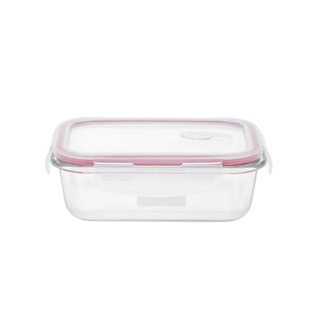 Airtight Glass Container, 400ml Leak-Proof Tiffin, DC2376 | High Borosilicate Glass Meal Prep Containers | Durable Heat Resistant Container | Dishwasher/ Oven/ Freezer Safe