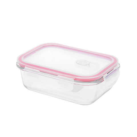 Airtight Glass Container, 400ml Leak-Proof Tiffin, DC2376 | High Borosilicate Glass Meal Prep Containers | Durable Heat Resistant Container | Dishwasher/ Oven/ Freezer Safe