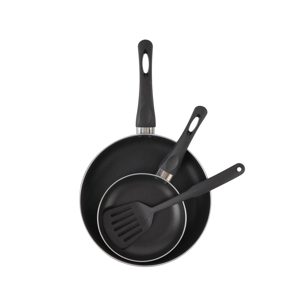 2 Piece Frypan With Nylon Turner
