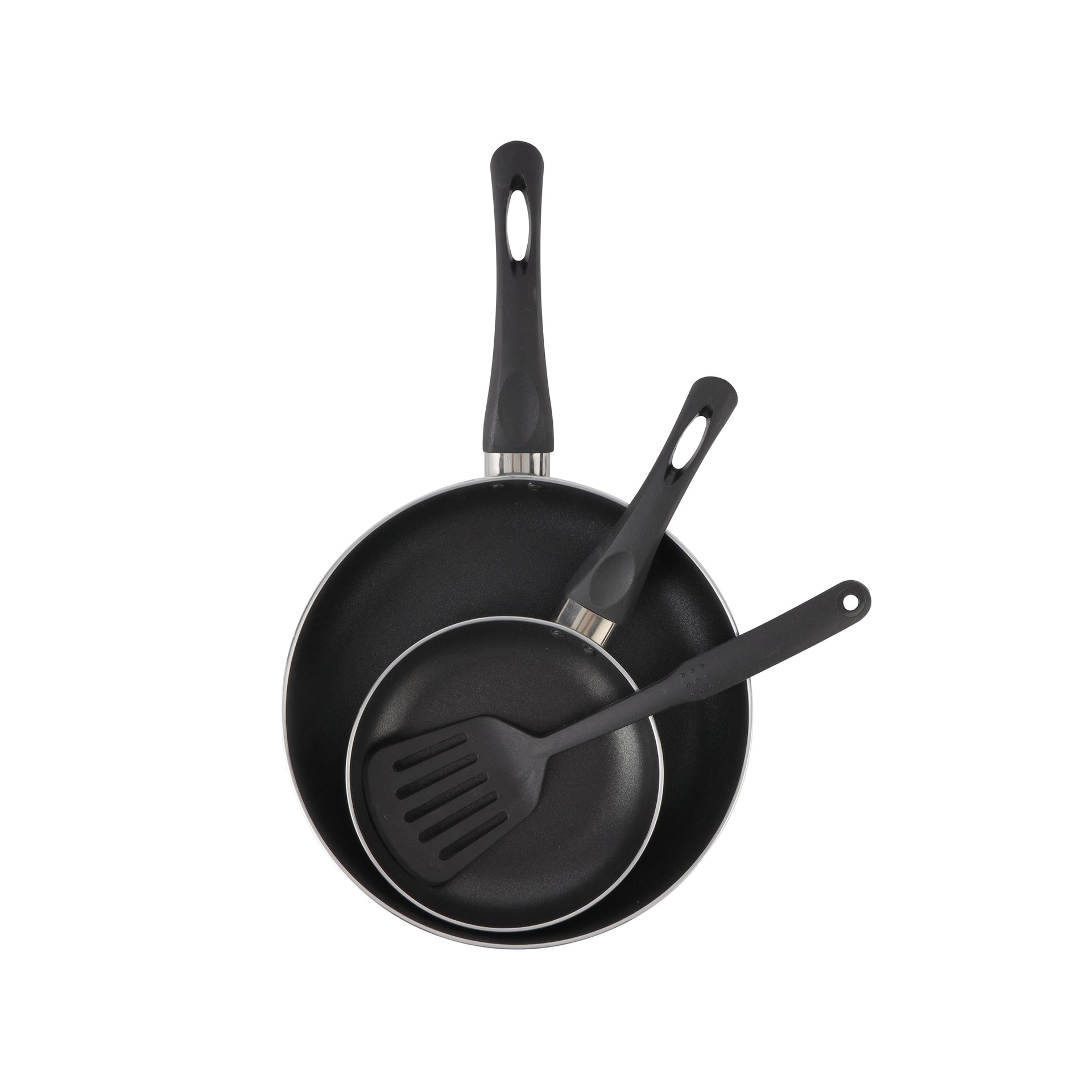 2 Piece Frypan With Nylon Turner
