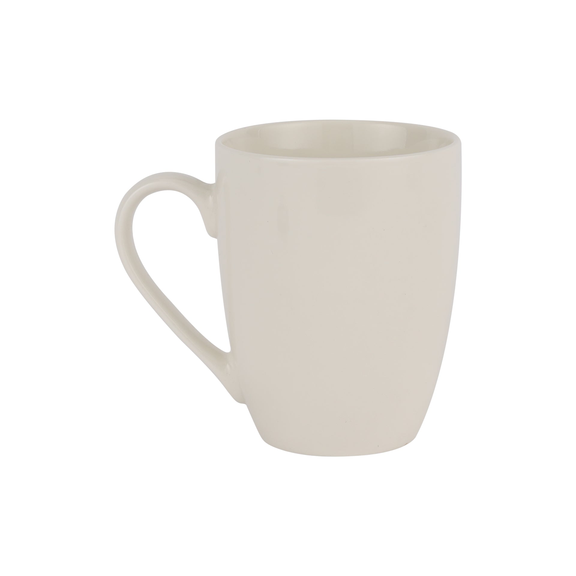 Delcasa DC3085 Ceramic Mug, 350 ml Capacity, White
