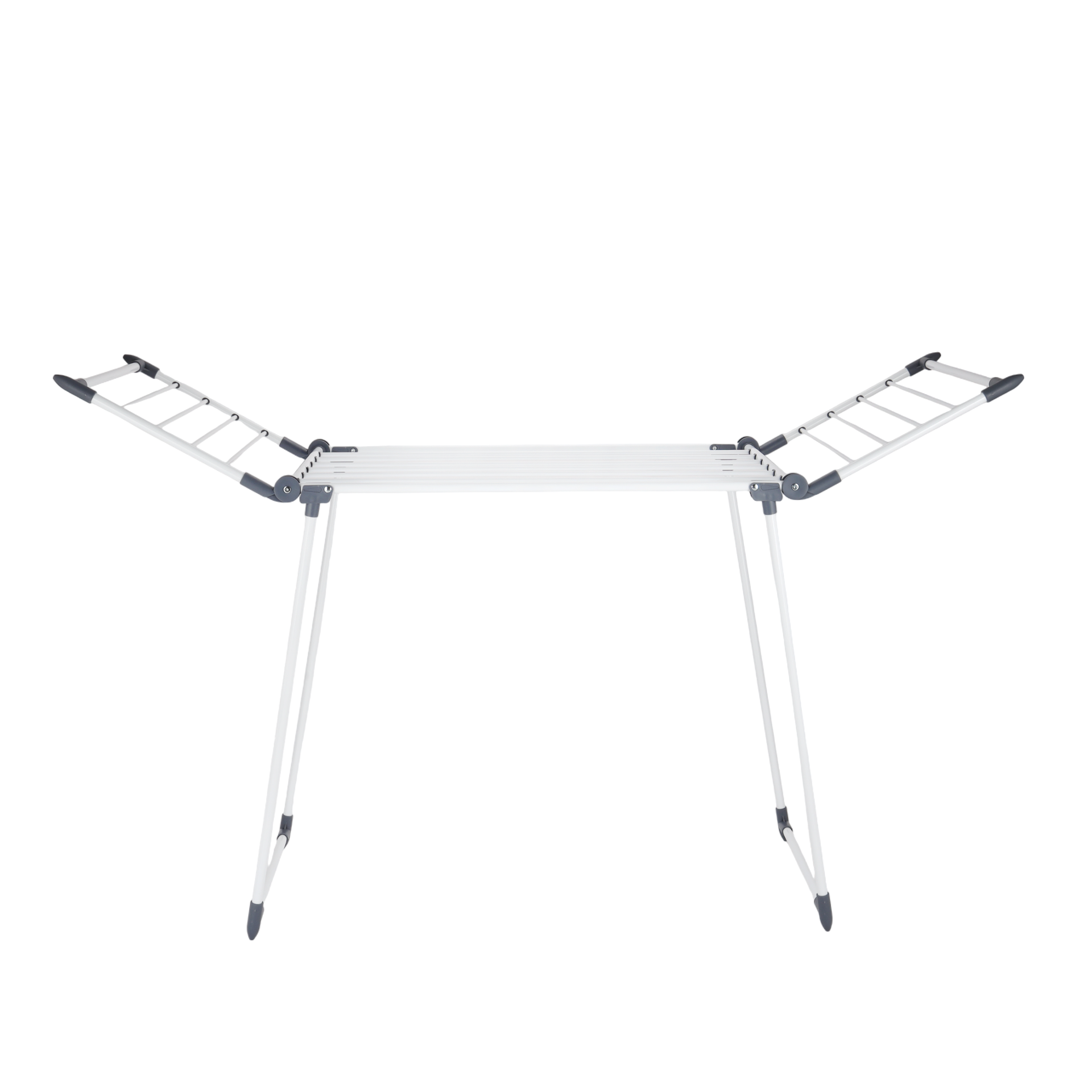 Delcasa Quick Dry Cloth Dryer- DC3284/ 15.5 m Drying Space, Rustproof Carbon Steel with PP Rods, Foldable, Sturdy, Sleek, Compact and Heavy Storage/ Perfect for Home, Apartments, Hostels, Etc. / White