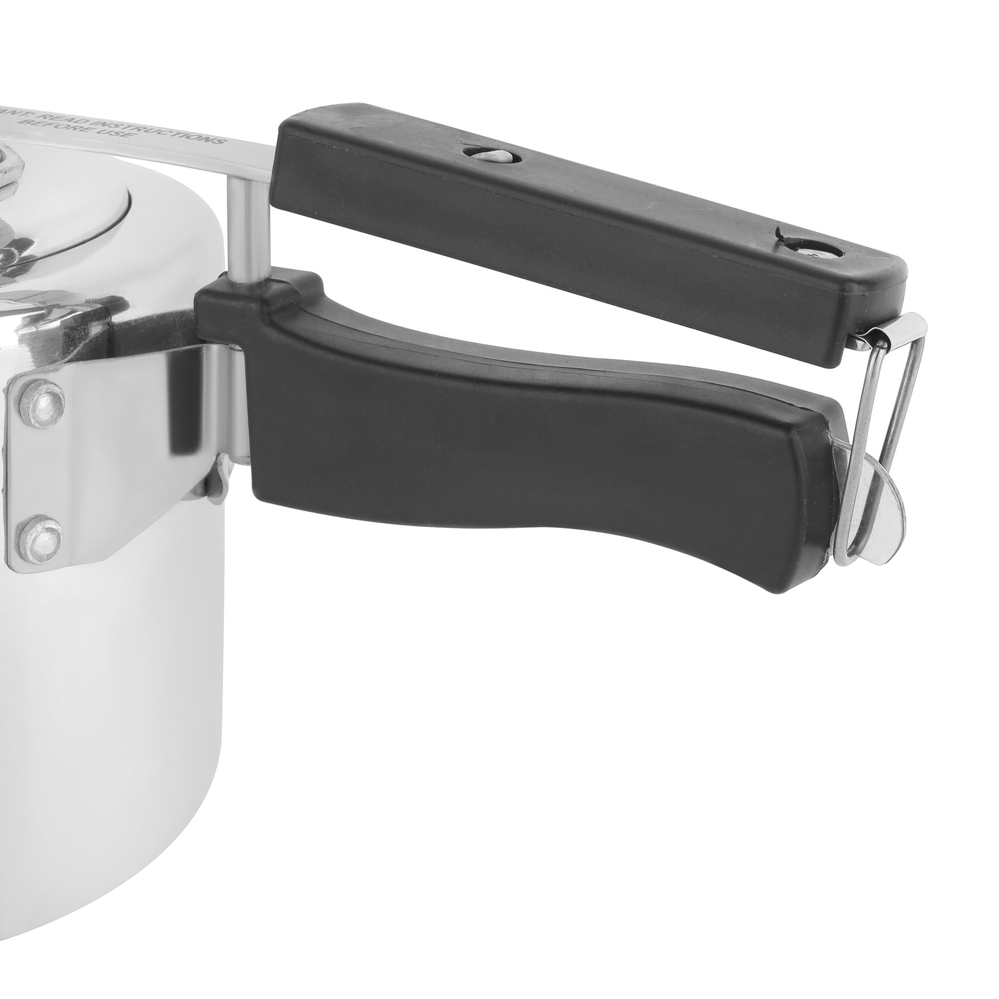 3 L Aluminum Pressure Cooker- Equipped with Whistling and Safety Valve and Inner Lid, Durable Construction with Firm and Comfortable Bakelite Handles