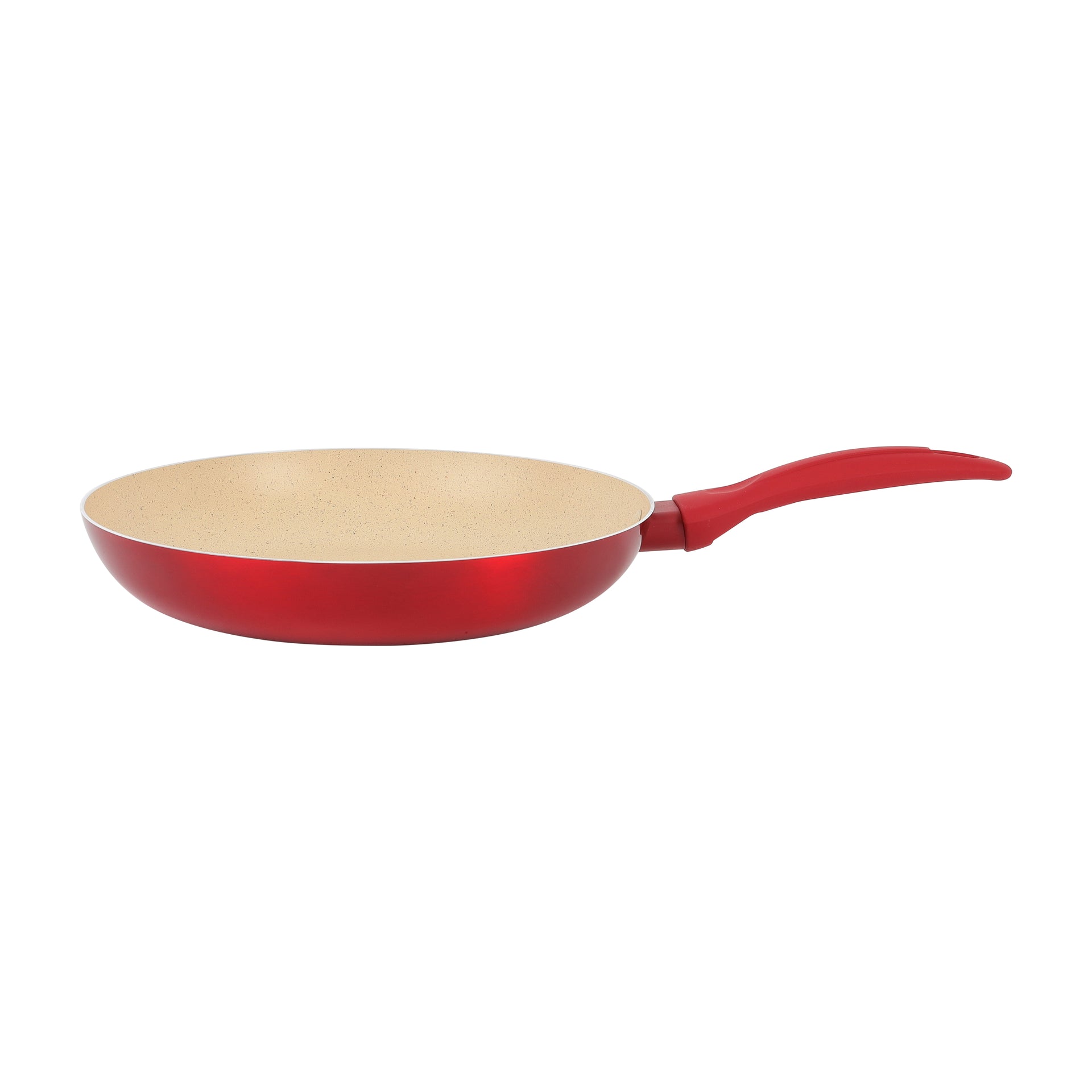 28 cm Non-Stick Frypan- Strong Aluminum Body with Marble Coating and Heat Resistant Bakelite Handle