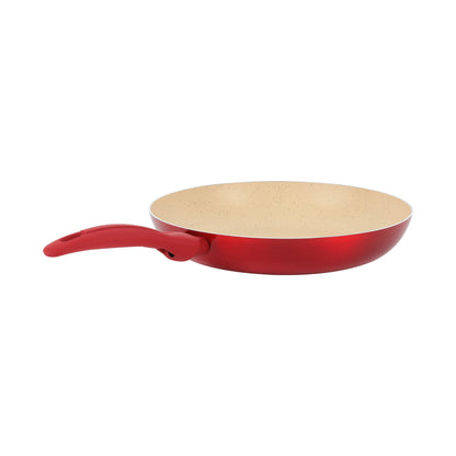 30 cm Non-Stick Frypan- Strong Aluminum Body with Marble Coating and Heat Resistant Bakelite Handle