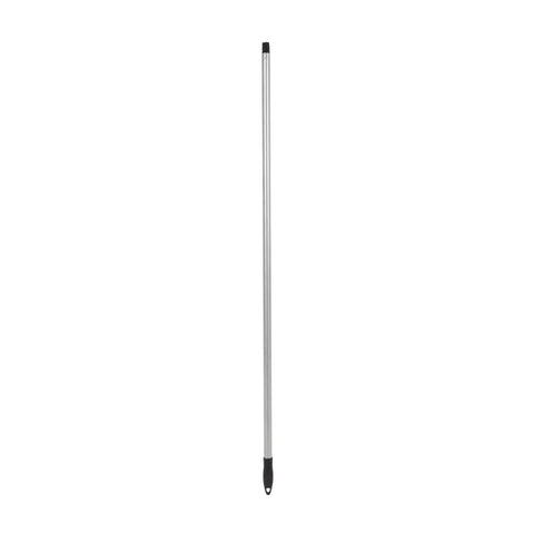 Delcasa Floor Broom with a Metal Stick- DC3667/ Large and Wide Head with Angled Bristles/ Compatible with All Floor Types/ Ideal for Sweeping and Cleaning Room, Bathroom, Kitchen/ Highly Durable, Light-Weight and Elegant Design/ Black