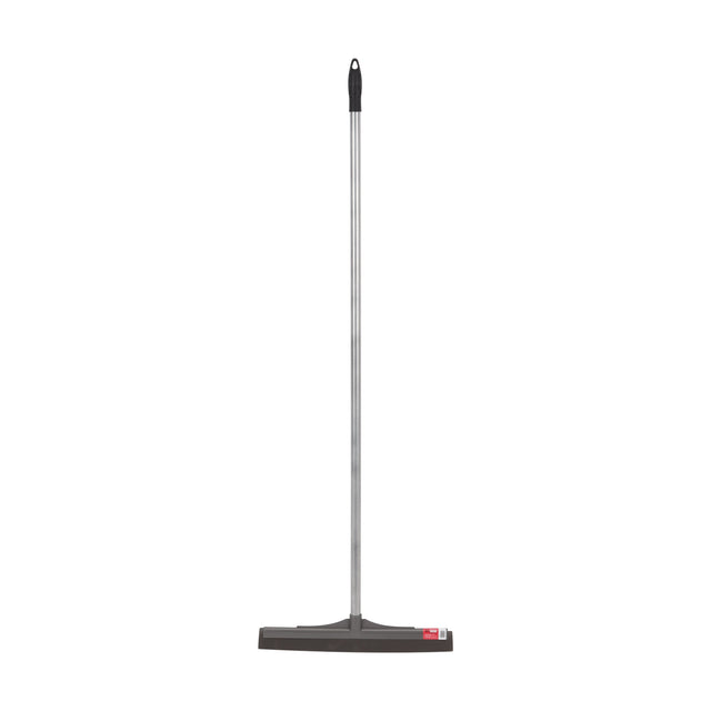 Delcasa Floor Squeeze Wiper- DC3668/ with Metal Stick Handle, 40 cm Head Size, Compatible with All Floor Types/ Perfect for Cleaning and Wiping Room, Bathroom, Kitchen/ Light-Weight and Multipurpose/ Grey and Black