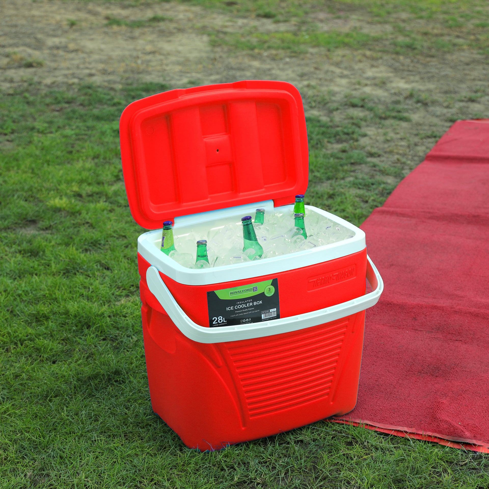 Insulated Ice Cooler Box Assorted 45x28.6x43.3cm