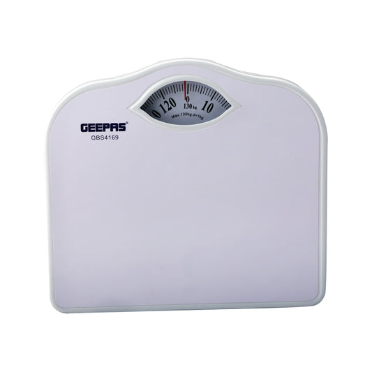 Mechanical Health Scale With Large Dial, Calibration Wheel, Max Weight Of 130 Kg, Metal