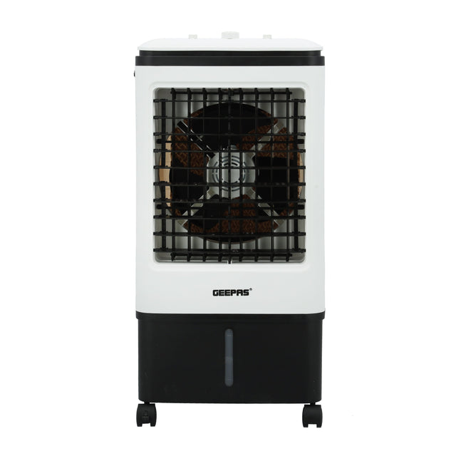 20L Portable Air Cooler with Ice Packs & Remote Control – 3-Speed LED Display Evaporative Cooling Fan for Home & Office (80W) 20 L 80 W GAF9576N White