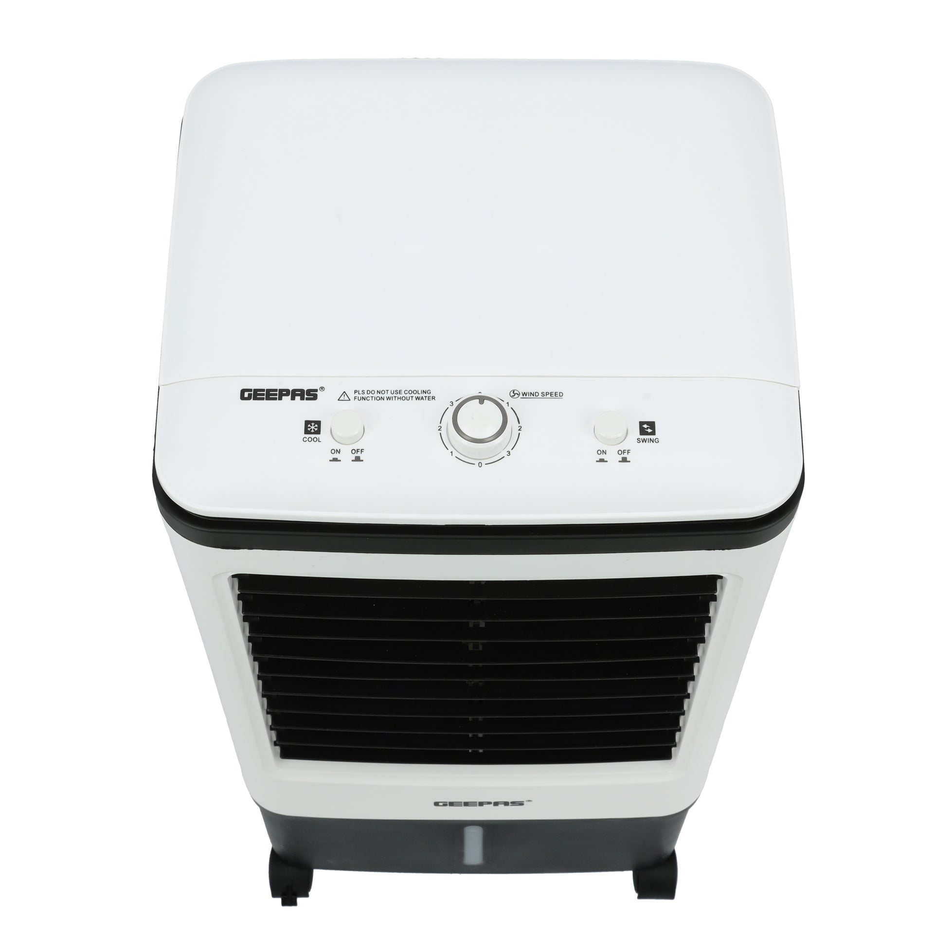 20L Portable Air Cooler with Ice Packs & Remote Control – 3-Speed LED Display Evaporative Cooling Fan for Home & Office (80W) 20 L 80 W GAF9576N White