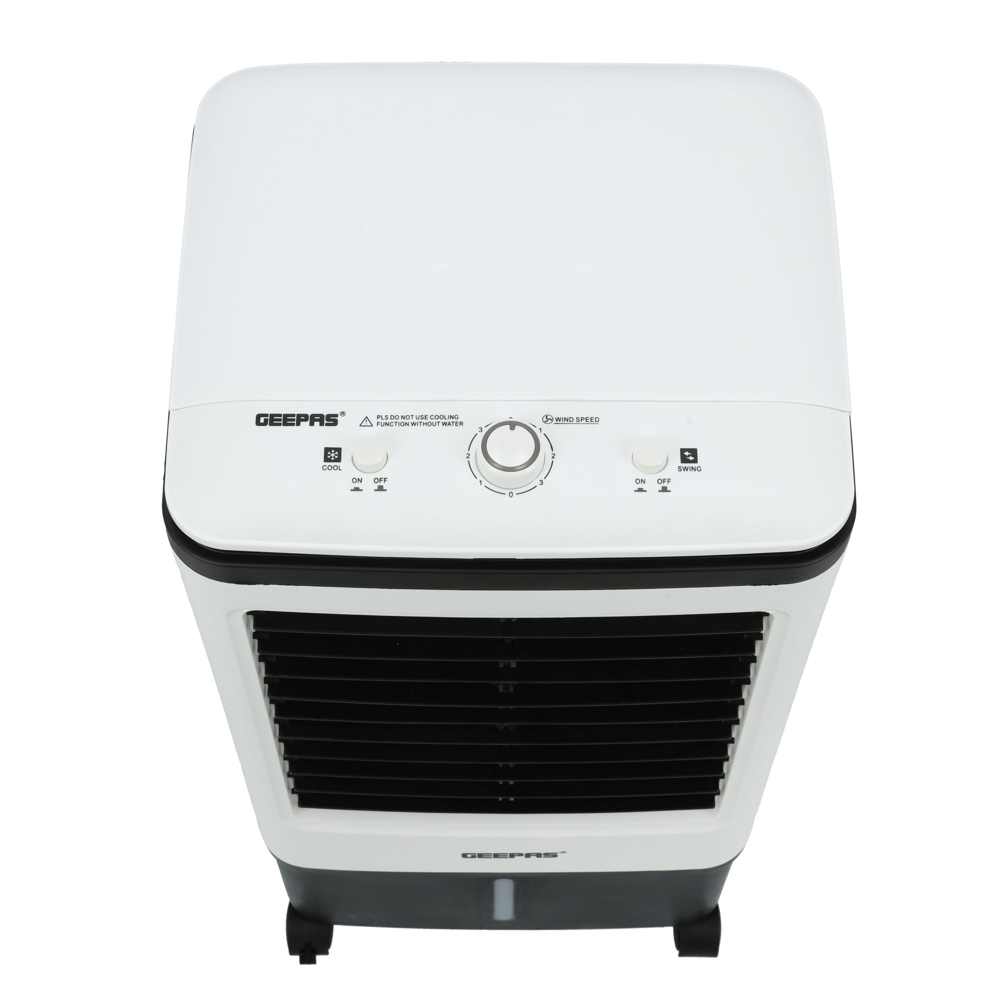 20L Portable Air Cooler with Ice Packs & Remote Control – 3-Speed LED Display Evaporative Cooling Fan for Home & Office (80W) 20 L 80 W GAF9576N White
