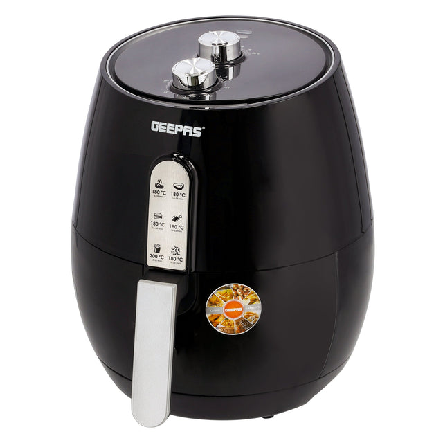 Digital Air Fryer With Vortx Air Frying Technology Oil-Free Cooking 4.5 L 1600 W GAF37517N Black/Silver