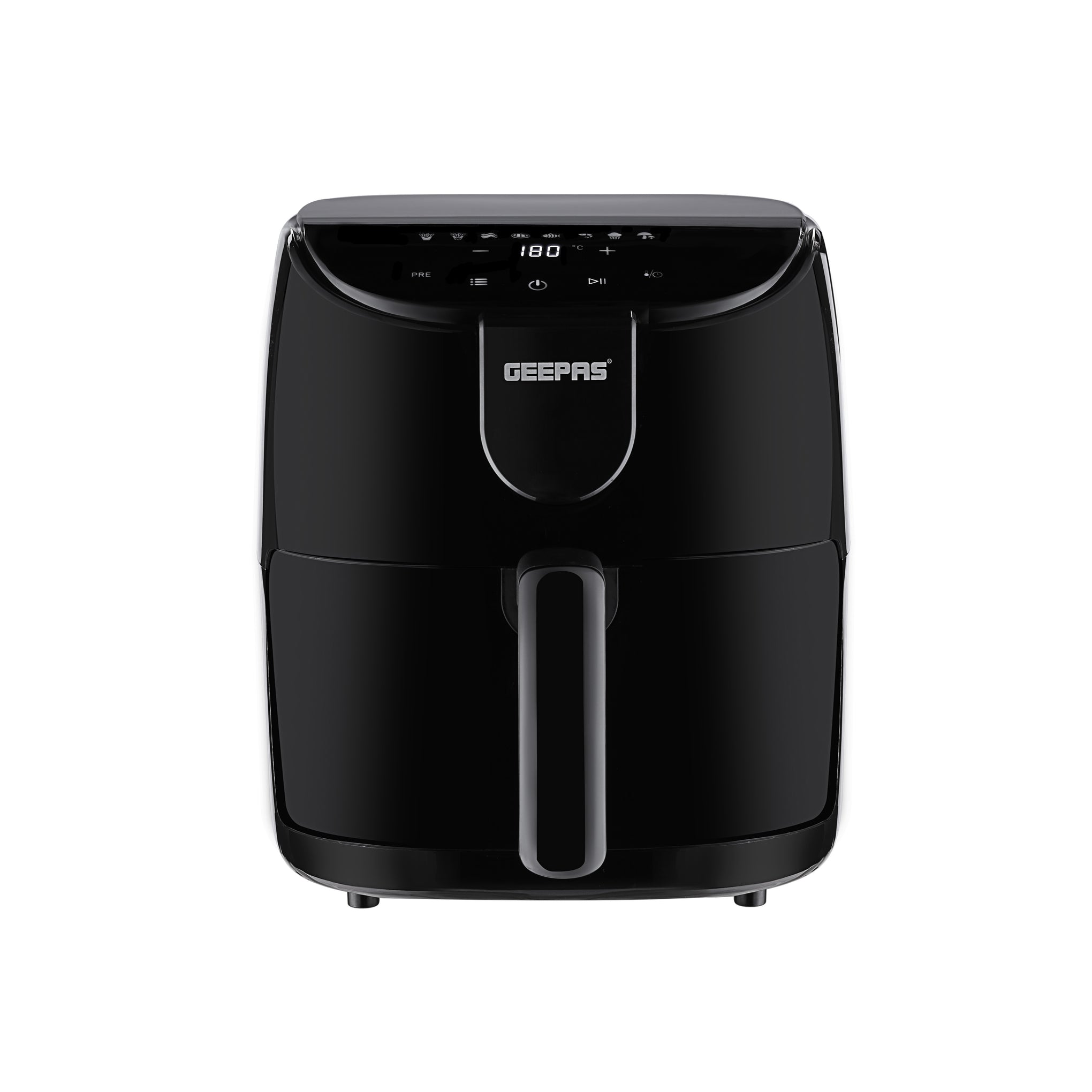 4 L Digital Air Fryer 1500W | Rapid Vortex Air Technology | Touch Control with Presets | Adjustable Temperature & Timer | Auto Shut-Off & Overheat Protection | 4 L 1500 W GAF37551 black