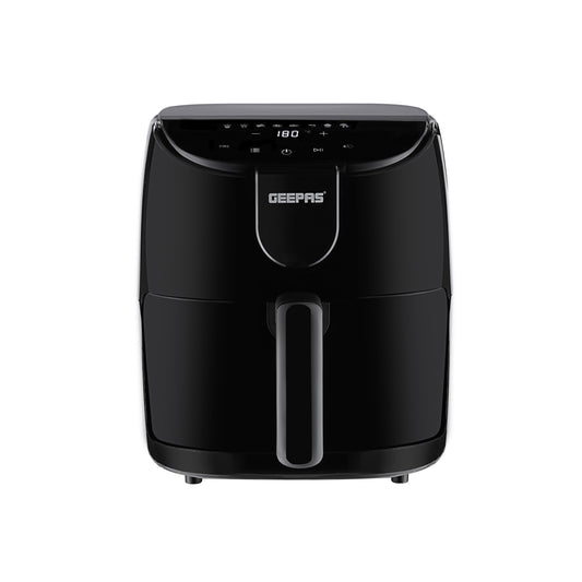 4 L Digital Air Fryer 1500W | Rapid Vortex Air Technology | Touch Control with Presets | Adjustable Temperature & Timer | Auto Shut-Off & Overheat Protection | 4 L 1500 W GAF37551 black