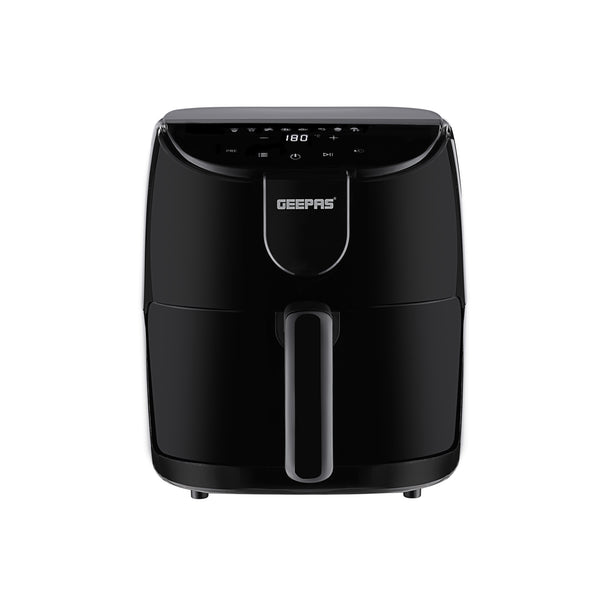 4 L Digital Air Fryer 1500W | Rapid Vortex Air Technology | Touch Control with Presets | Adjustable Temperature & Timer | Auto Shut-Off & Overheat Protection | 4 L 1500 W GAF37551 black