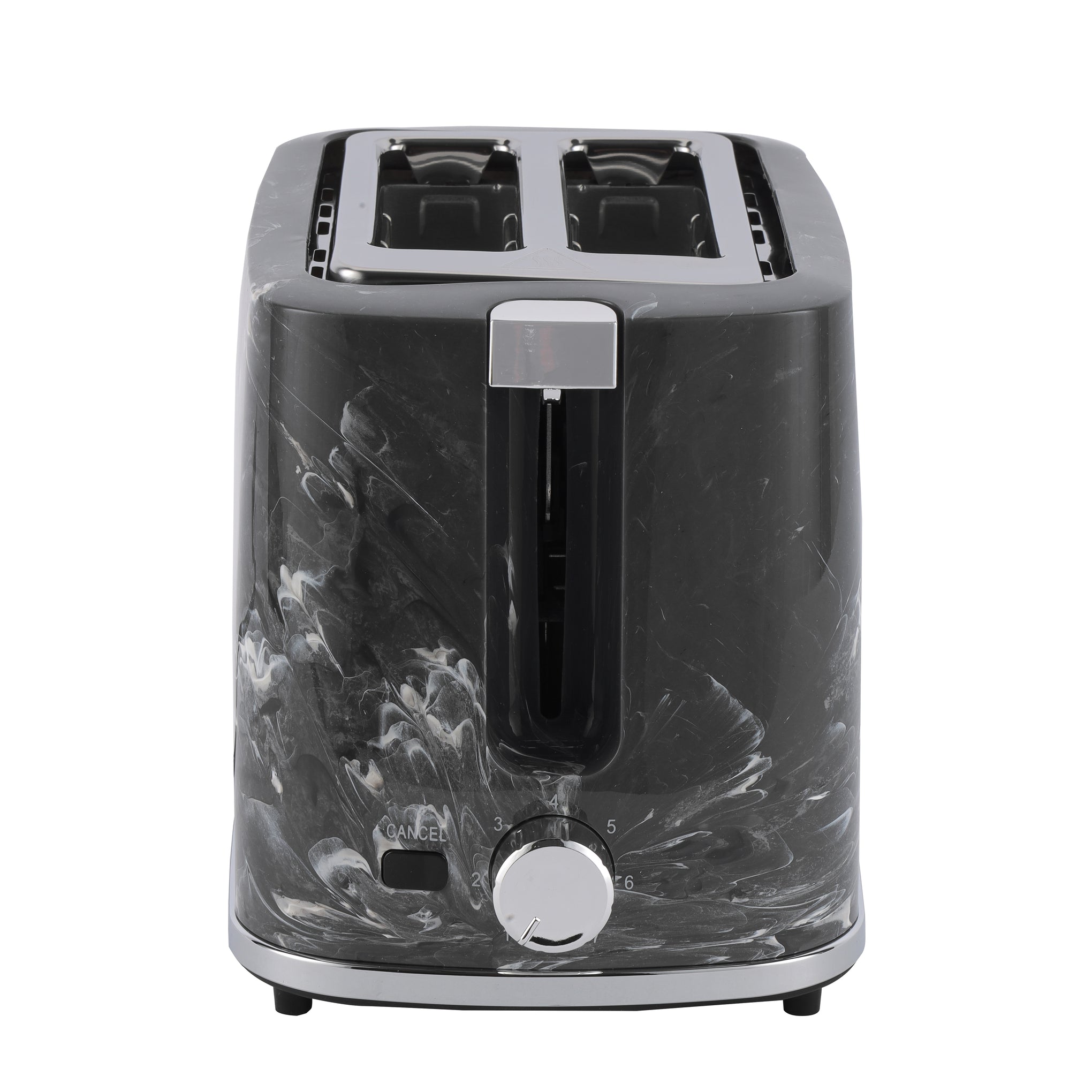 2 Slice Bread Toaster With Cancel Button, Adjustable Browning Control 7 Settings, Removable Crumb Collector Tray, Automatic Cut-Off, 900 Watt Power, Movable Steel Net, Middle Setting Automatically 900 W GBT36555UK-BK Black