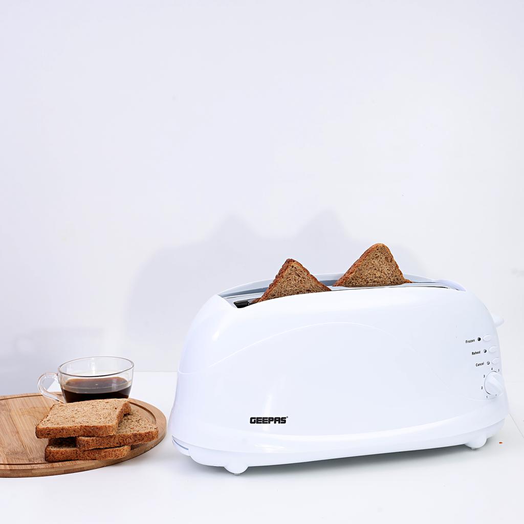 Geepas 4-Slice Bread Toaster/Browning Cntrl 1X6 Gbt9895, Mixed Material