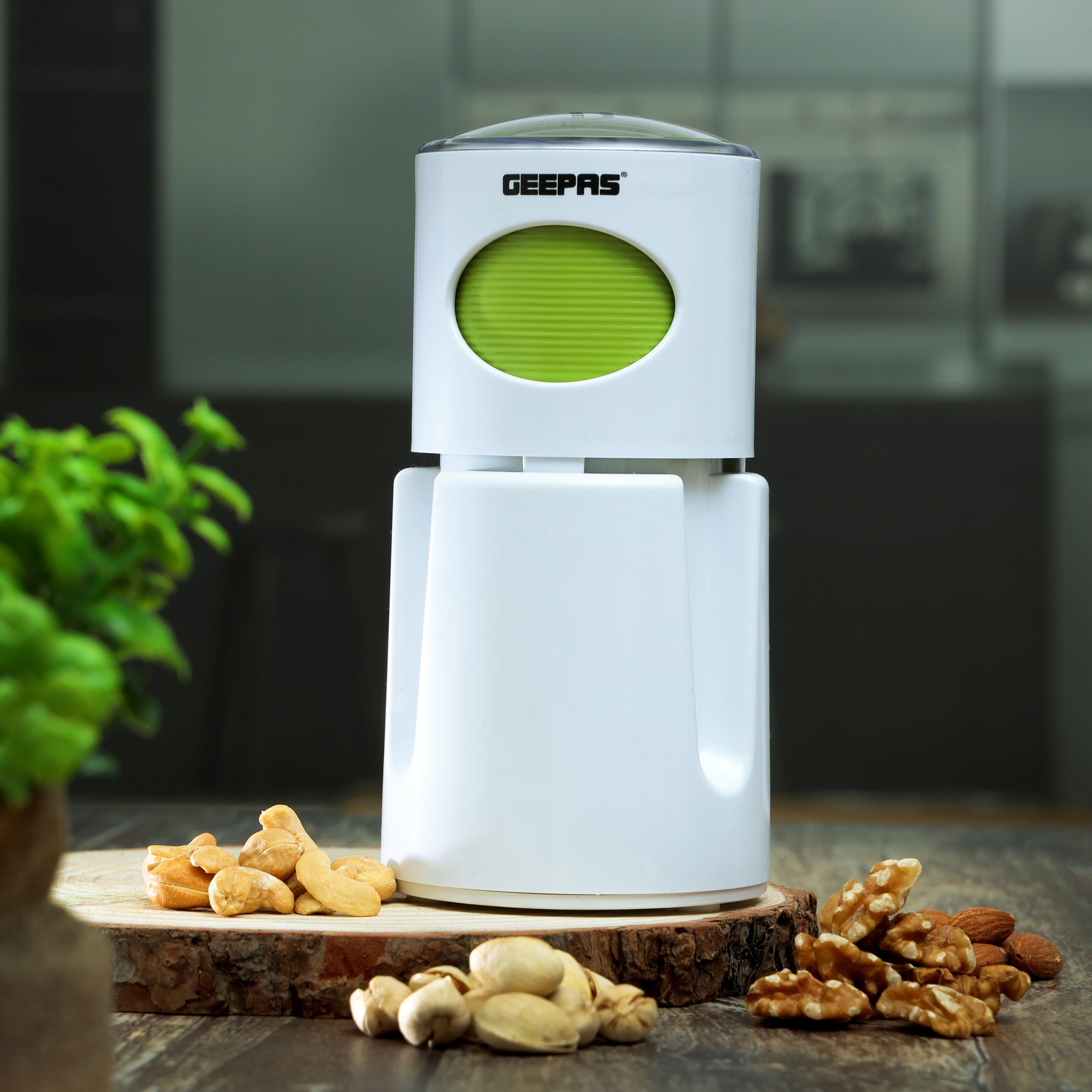 Wet & Dry Grinder Powerful Copper Motor | Stainless Steel Blades | Smoothies-Protein Shakes And Spice Grinder 280.0 W GCG41015 White, Green