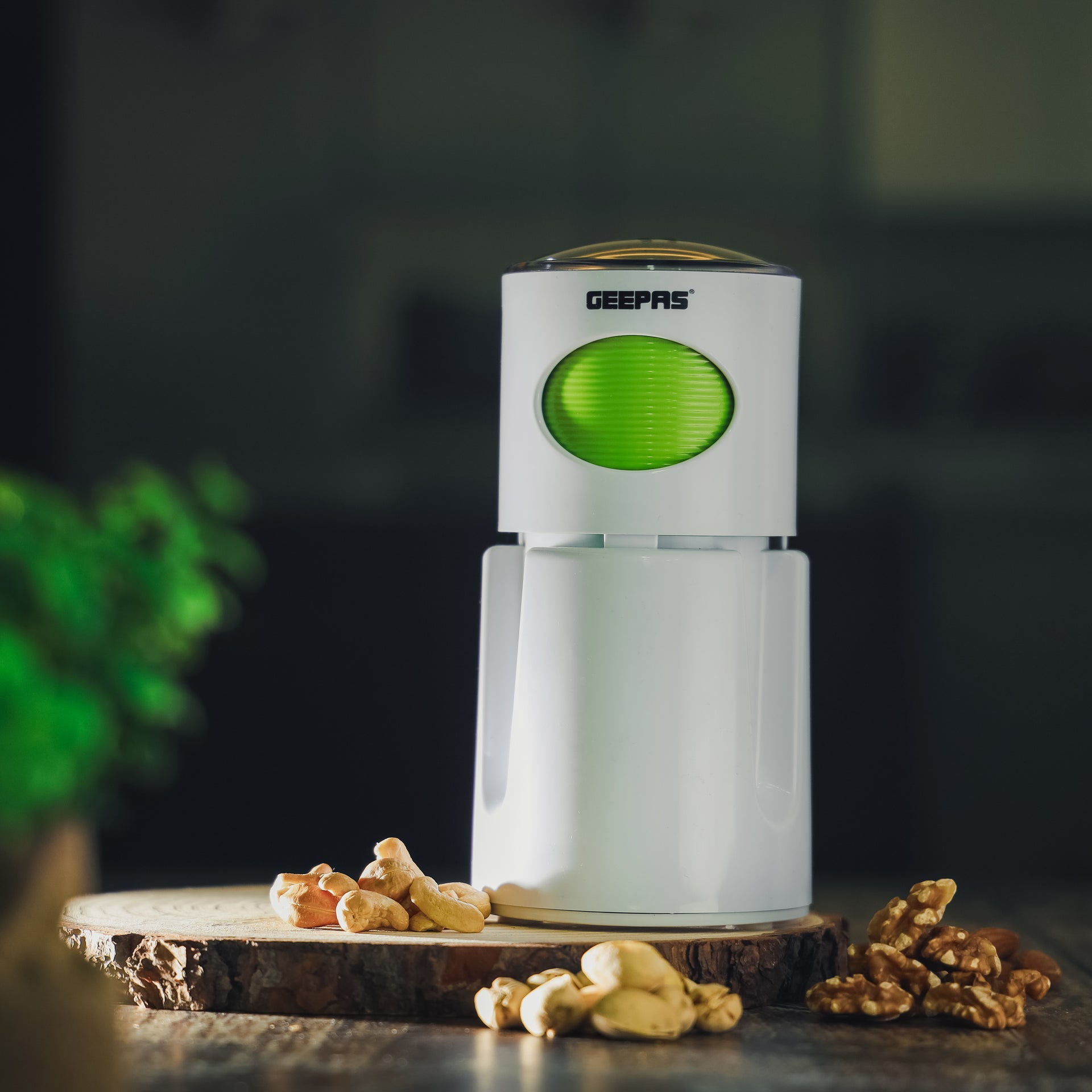 Wet & Dry Grinder Powerful Copper Motor | Stainless Steel Blades | Smoothies-Protein Shakes And Spice Grinder 280.0 W GCG41015 White, Green